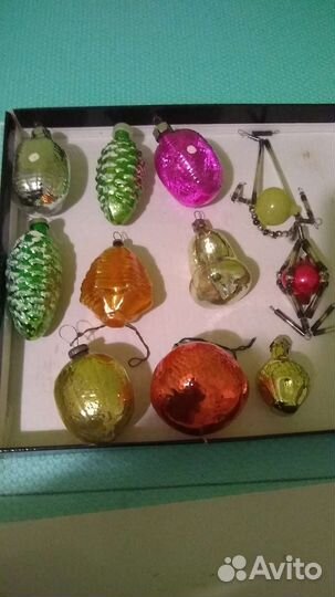Елочные игрушки СССР