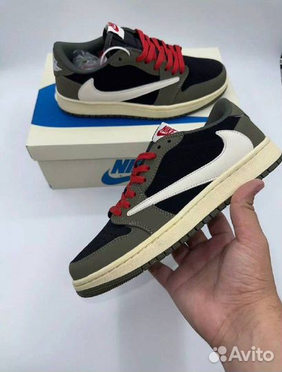 Кроссовки Travis Scott x Air Jordan 1 Low Dark
