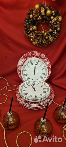 Тарелка с часами икеа Винтер