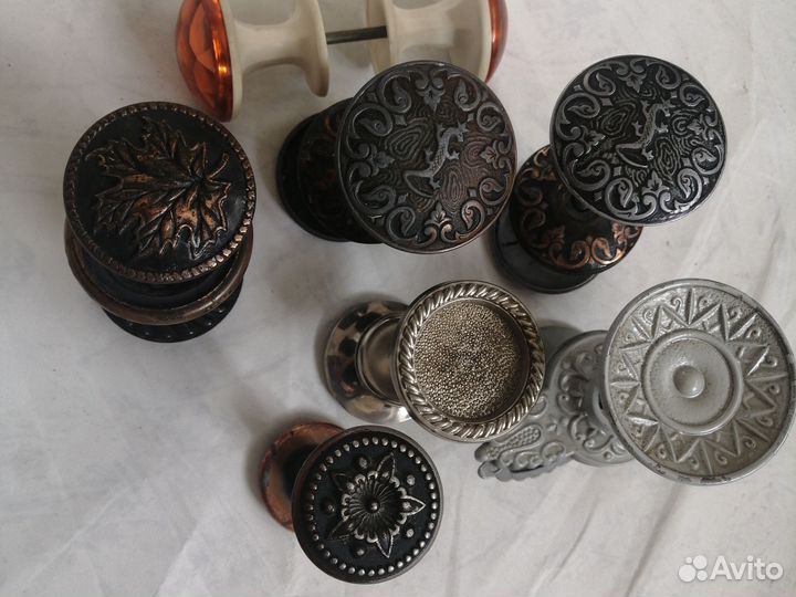 Ручки дверные латунь, замки СССР