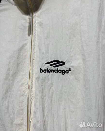 Бомбер куртка Balenciaga White винтажная