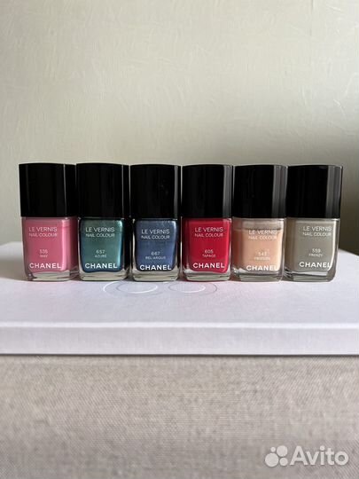 Лаки для ногтей Chanel, Dior