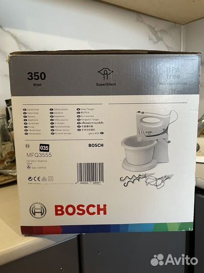 Миксер планетарный bosch