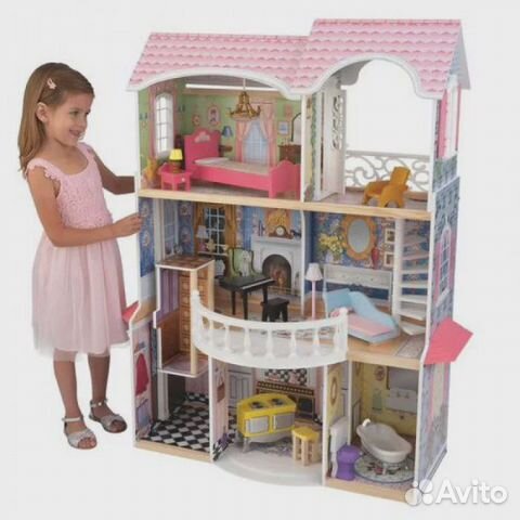 Кукольный дом kidkraft магнолия лифт/доп. мебель