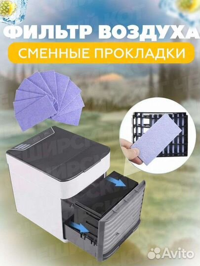 Мини кондиционер воздуха мобильный напольный