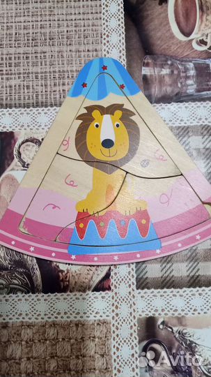 Деревянный сортер монтессори