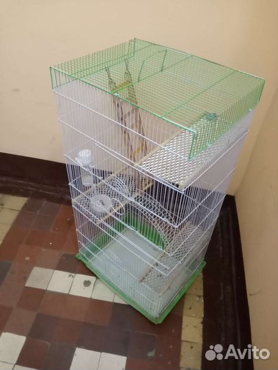 Клетка для грызунов многоярусная