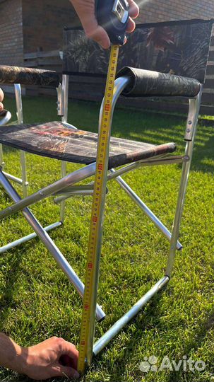 Стул-кресло с подлокотниками складной туристическ