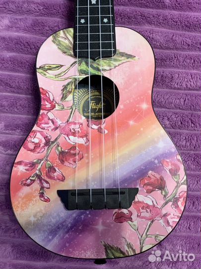 Укулеле flight сопрано от Алены Швец с чехлом