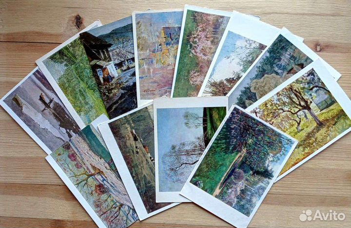 48 винтажных открыток 