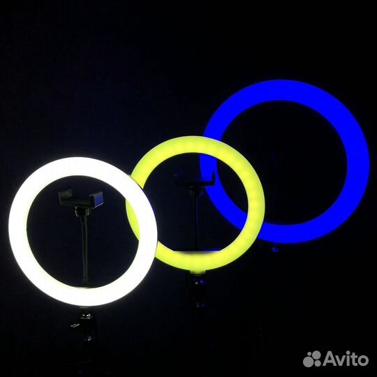 Новая кольцевая лампа 26 33 36 46 см RGB штатив
