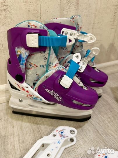 Коньки+ ролики 3 в 1 (31-34 размер)