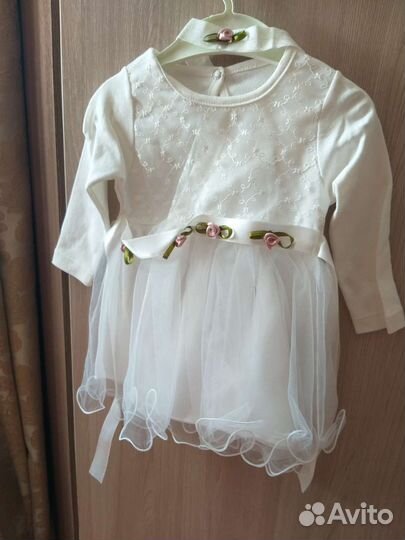Платье для девочки 74