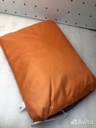 Чехол для мотоцикла М 160-180мм черно-оранжевый