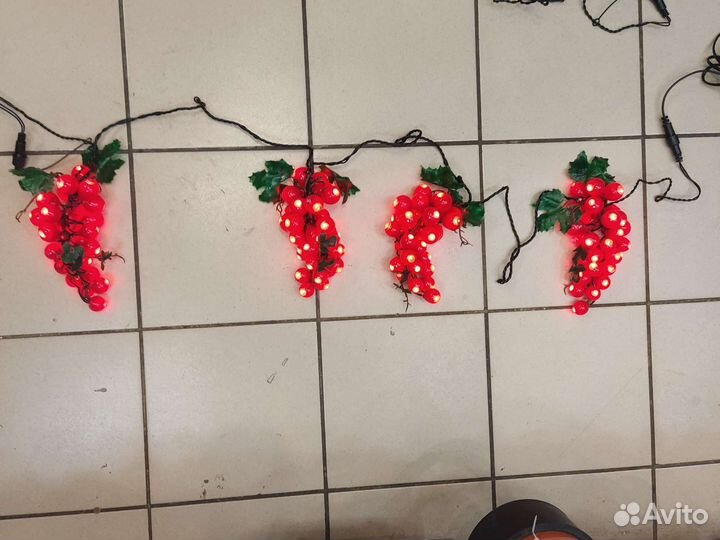 Декоративная гирлянда виноград