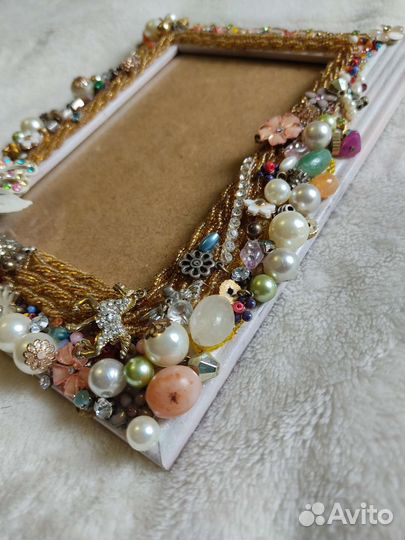 Рамка для фото ручная работа