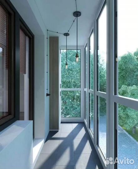 Остекление балконов и лоджий. Окна пвх