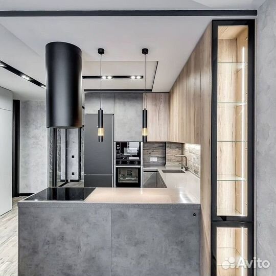 П- образный кухонный гарнитур