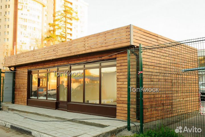 Утепленный киоск для фруктов и овощей