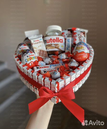 Шоколадный сладкий торт набор бокс kinder