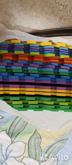 Детский коврик для ползания пазл