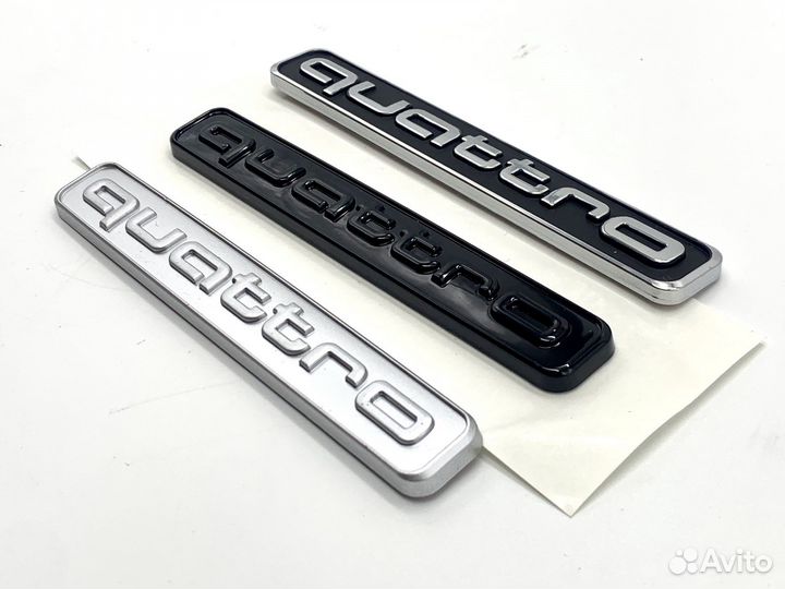 Quattro логотип 95/15мм