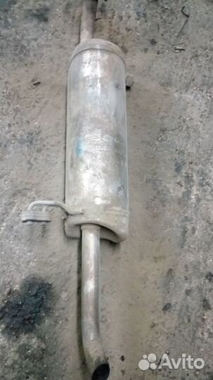 Глушитель Солярис1 седан.средняя и задняя части