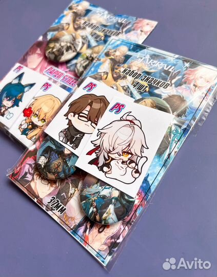 Мерч значки хонкай стар рейл