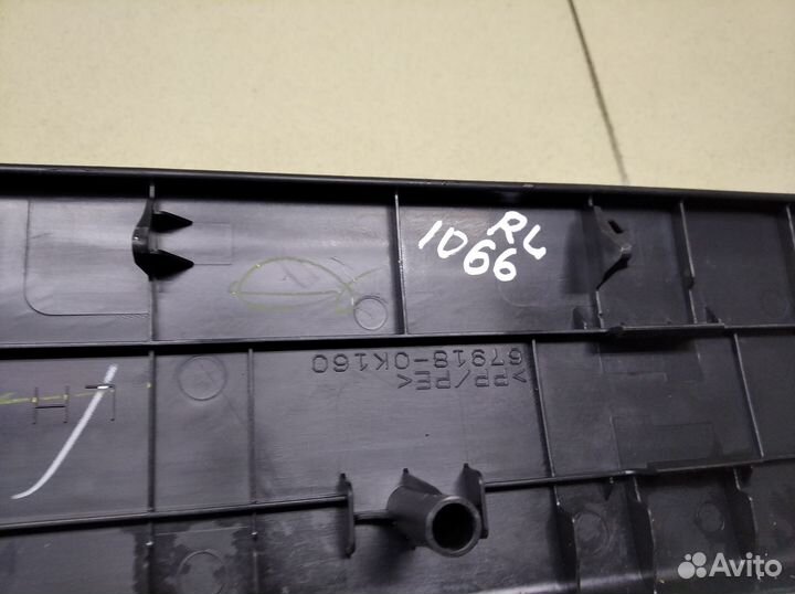 Накладка порога (внутренняя) Fortuner 2015