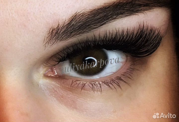 Наращивание ресниц, ду бровей