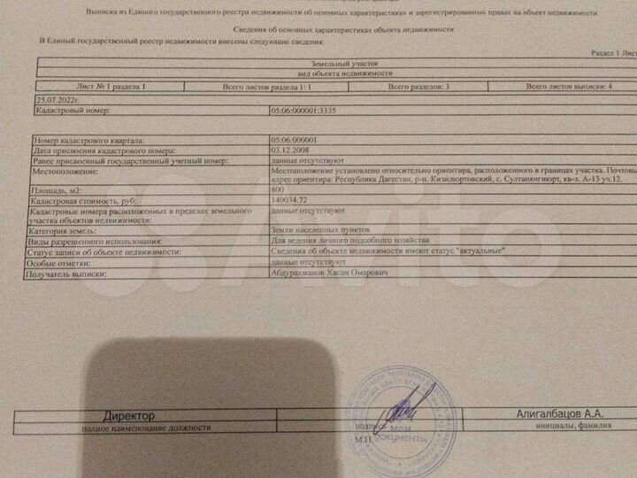 Участок 8 сот. (ИЖС)