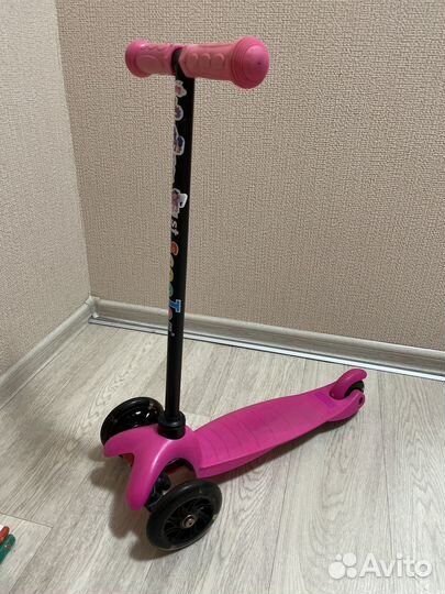 Самокат детский трехколесный бу