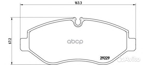 PA6026 колодки дисковые п. Iveco Daily III 29