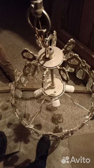 Люстра потолочная бу