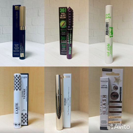 Тушь для ресниц, накладные ресницы