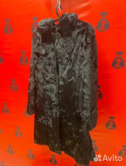 Шуба с капюшоном норковая (50738)