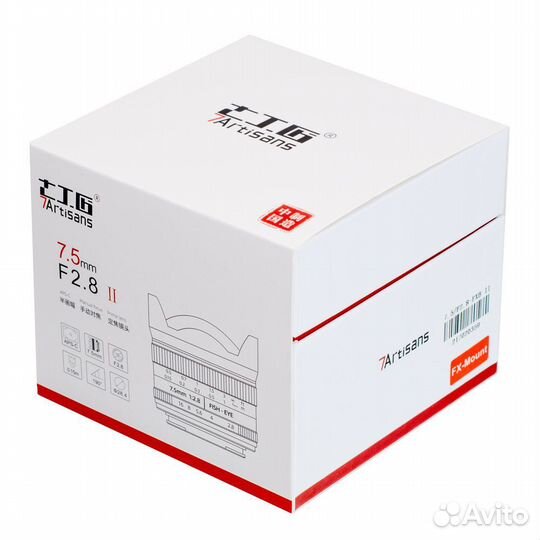 Объектив 7artisans 7.5mm F2.8 II Fuji X