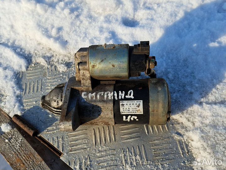 Geely emgrand ec7 стартер 1.5 МКПП пробег 42ткм