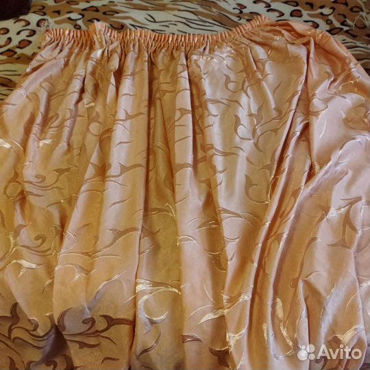 Шторы 6 метров цвет персик две штуки