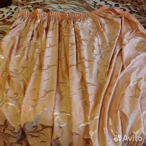 Шторы 6 метров цвет персик две штуки