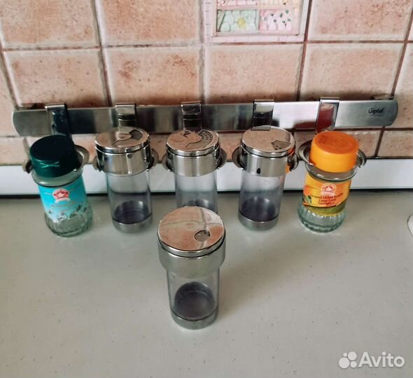 Gipfel - Настенный набор для банок специй+банки