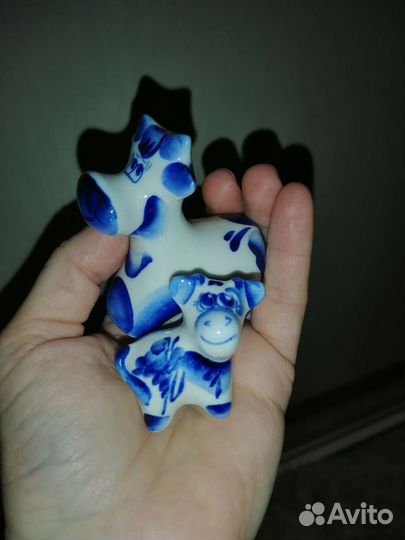 Гжель коровы