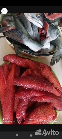 Икра красная горбуши в ястыках