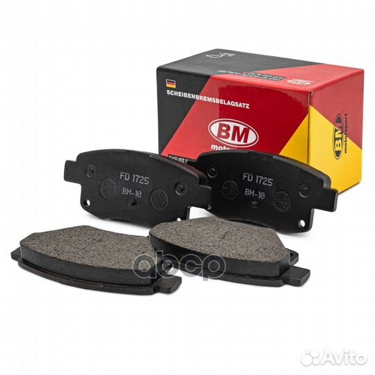 Колодки зад.ford transit 06 FD1725 BM-Motorsport