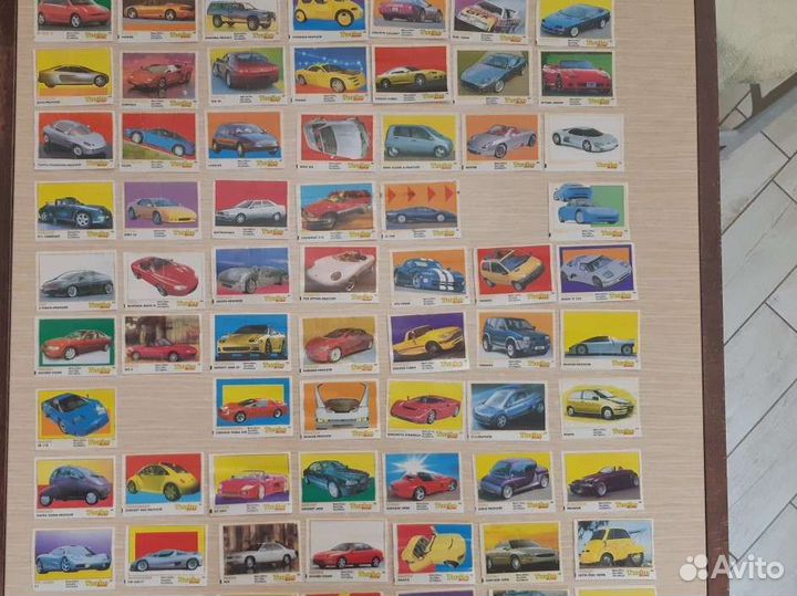 Вкладыши от жвачек Turbo