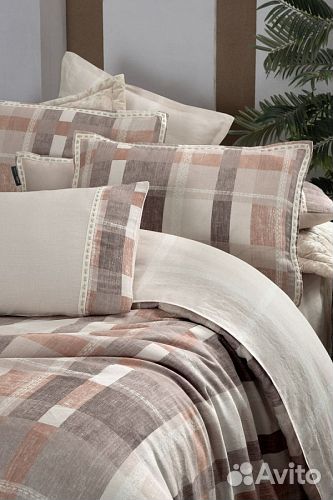 Постельное белье Лен размер Евро Sarev