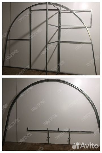 Теплицы из поликарбоната цинк профиль 25х25