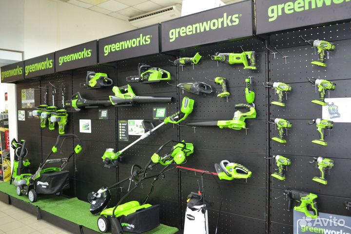 Газонокосилка электрическая Greenworks 1200 Вт
