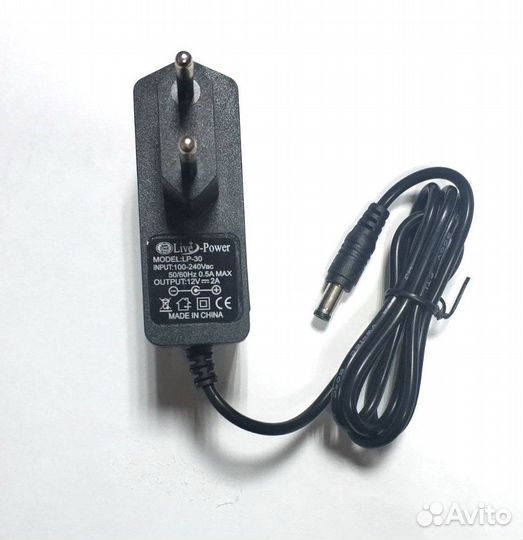 Блок питания (адаптер питания) Триколор 12В, 2А