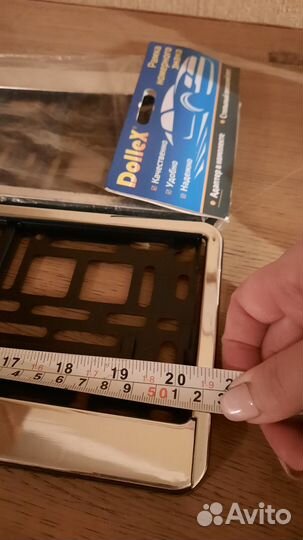 Хром рамки для гос. номера авто